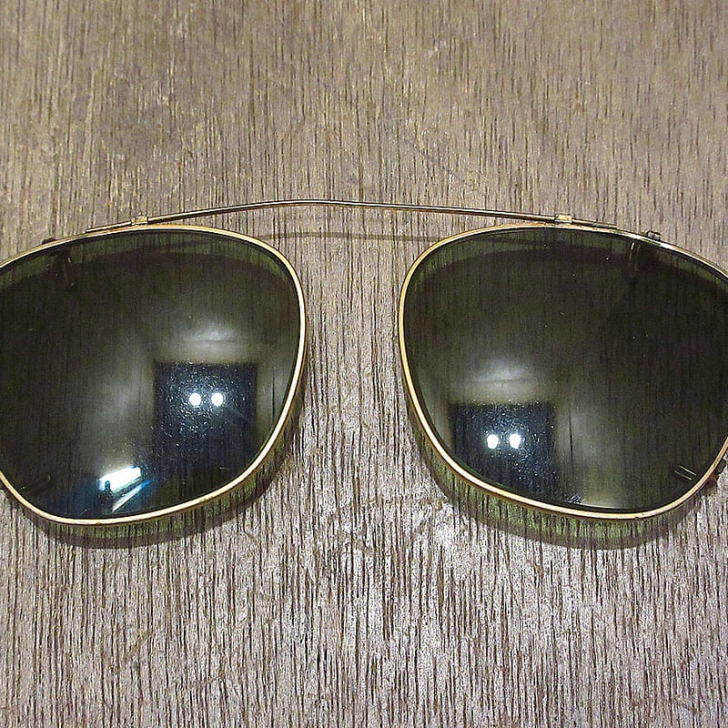 ビンテージ50's60's○American Opticalクリップオン○211018i6-e