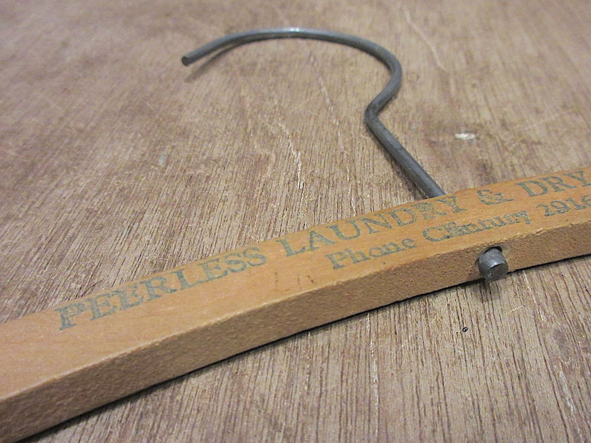 ビンテージ○ウッドハンガー5本セット○260225z2-otclct木製店舗什器