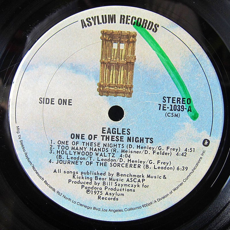 EAGLES○ONE OF THESE NIGHTS ASYLUM RECORDS 7E-10