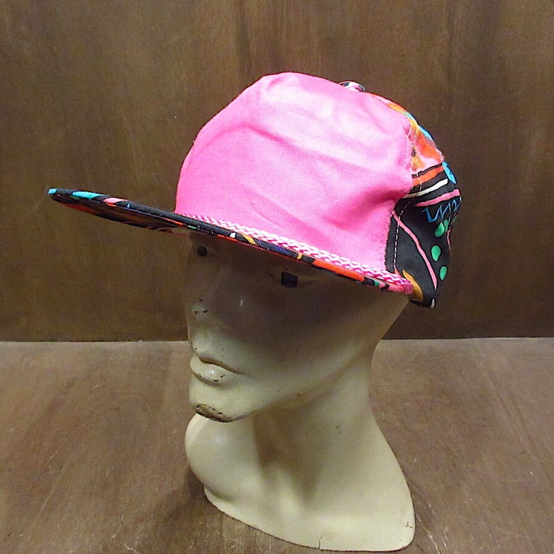 ビンテージ90's○DEADSTOCK CAMEOマルチカラースナップバックキャップ