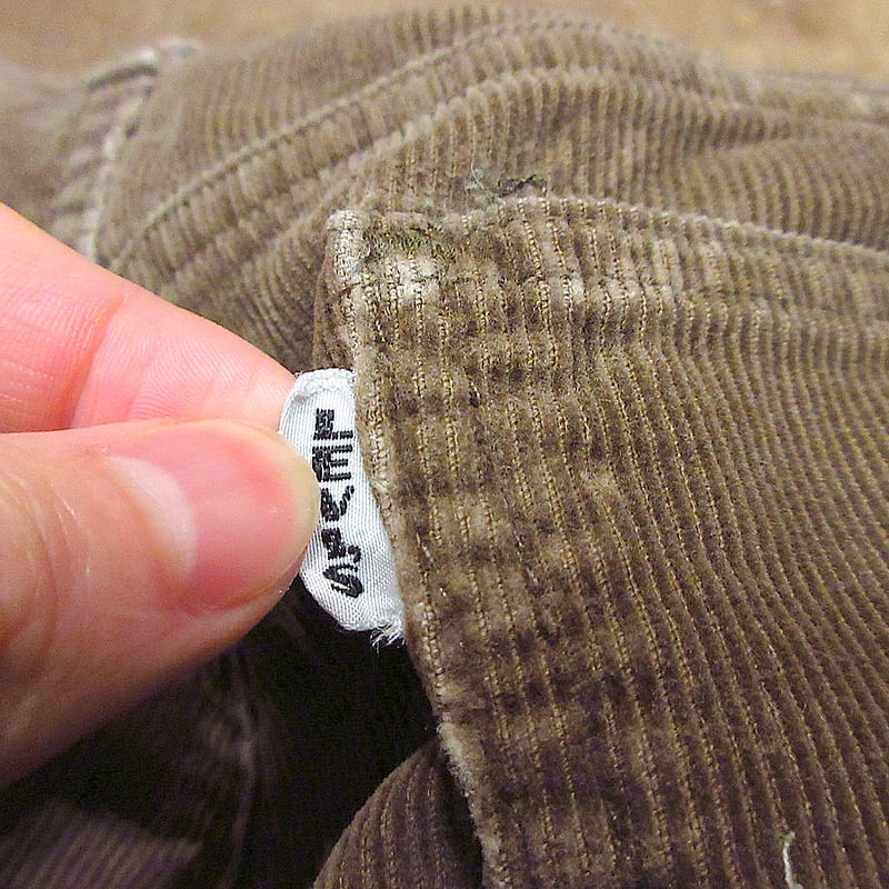ビンテージ70's○Levi's 646コーデュロイ茶実寸W82cm○240509j7 ビンテージ70's○Levi's 646コーデュロイ茶実寸W82cm○240509j7
