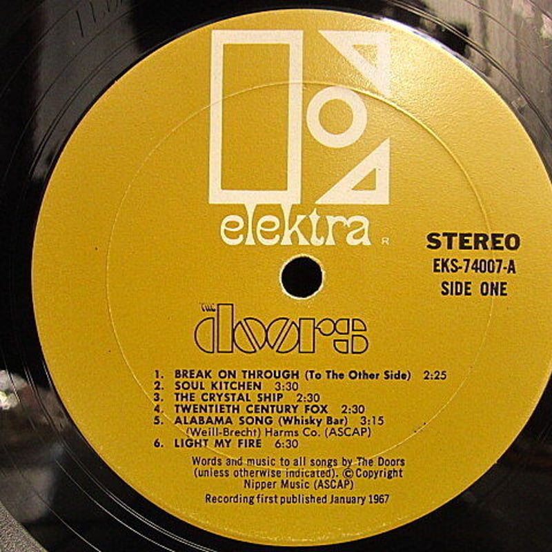 THE doors elektra EKS-74007 2ndプレス○201115t2-rcd...