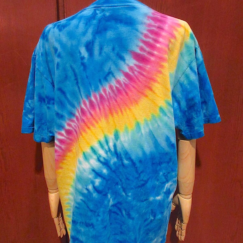 ビンテージ90's○ONEITAコットンタイダイTシャツsize L(42-44