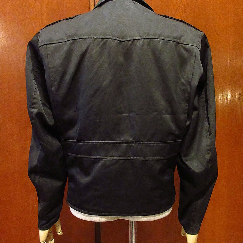 ビンテージ40's○Bennieサテンダブルライダースジャケット黒size ビンテージ40's○Bennieサテンダブルライダースジャケット黒size