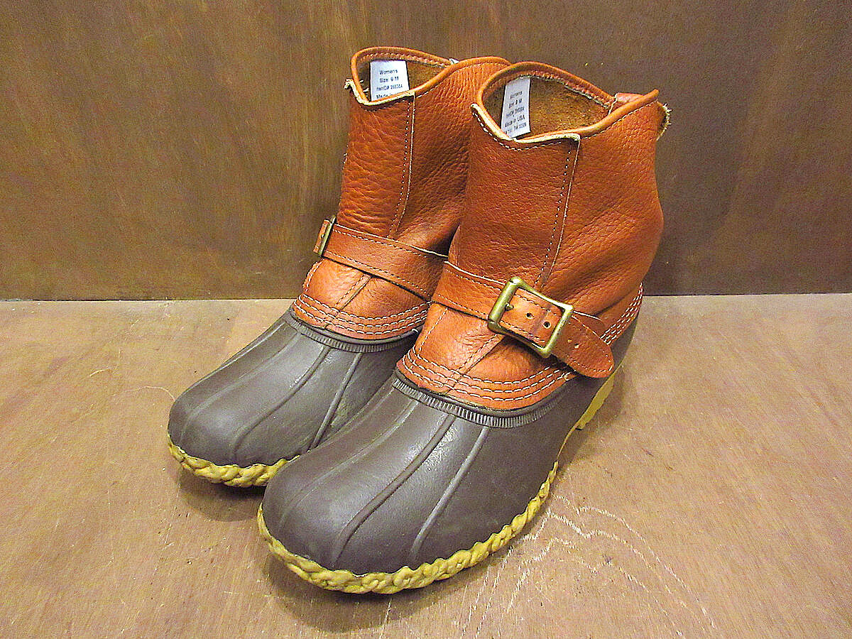 最新情報 ビンテージ○L.L.Beanレディースストラップブーツsize 9 M 女性用