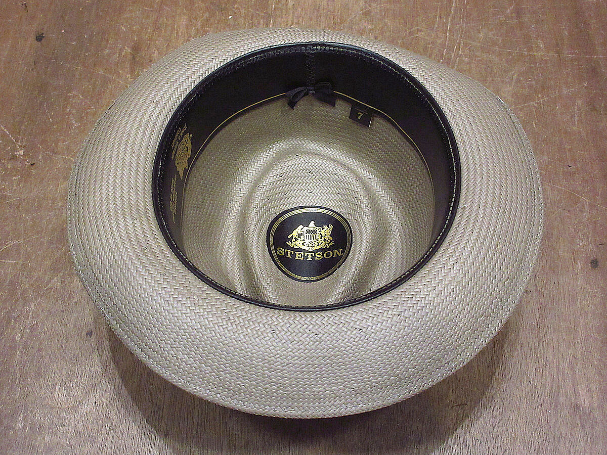 ビンテージ70's○STETSONパナマハットグレーsize 7○230612i4-m-ht-