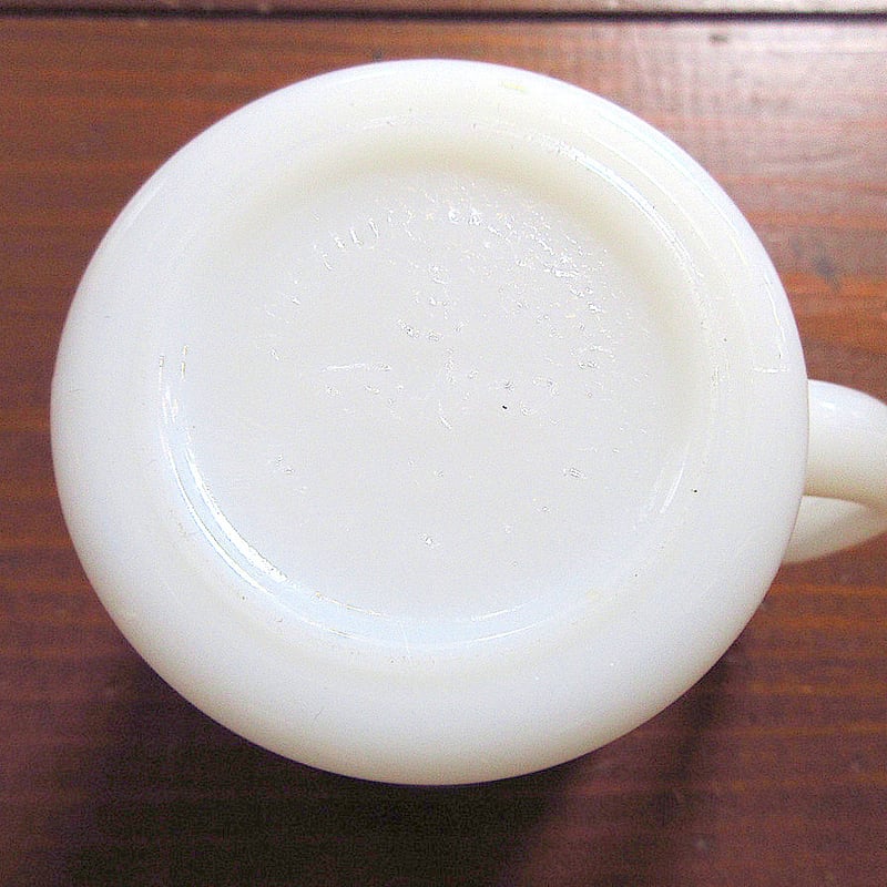 Fire King○Dハンドルマグ白○241101k7-frkファイヤーキングホワイト