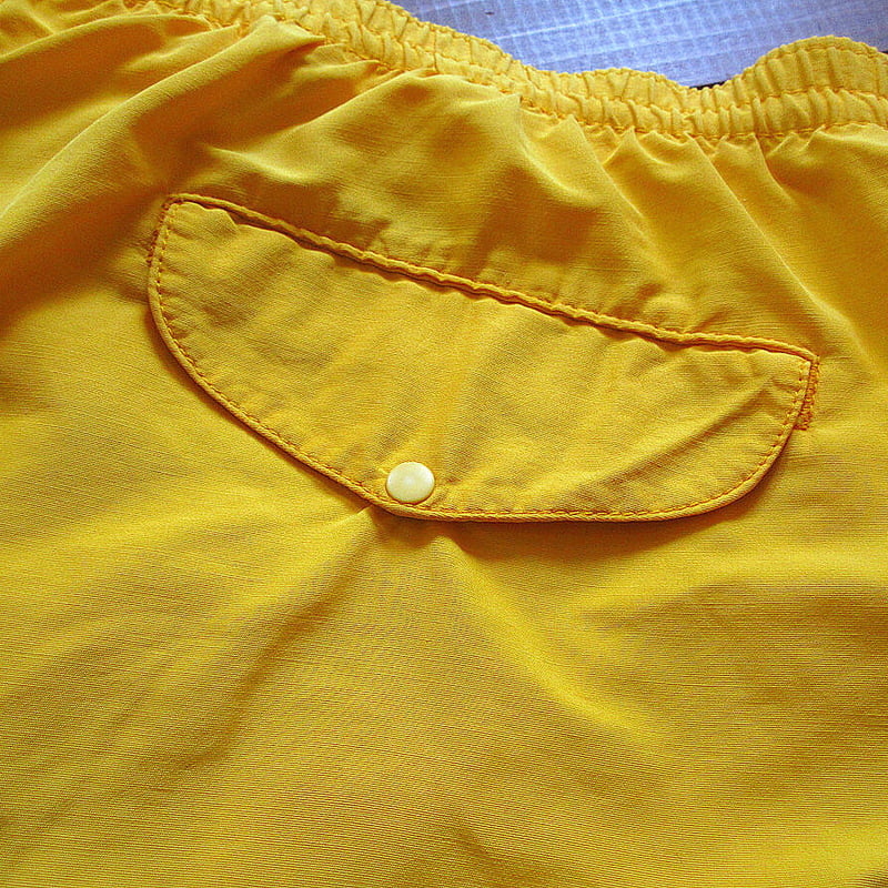 ビンテージ90's○Patagoniaナイロンリバーショーツ黄size L○230711k3-