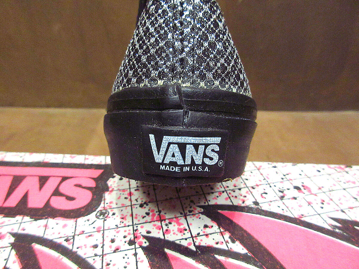 ビンテージ90's○DEADSTOCK箱付きMADE IN U.S.A. VANSレディース ビンテージ90's○DEADSTOCK箱付きMADE IN U.S.A. VANSレディース