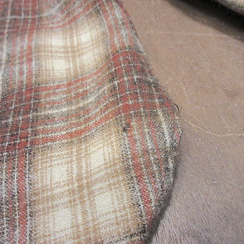 ビンテージ70's○PENDLETONシャドーチェックウールシャツsize M ビンテージ70's○PENDLETONシャドーチェックウールシャツsize M