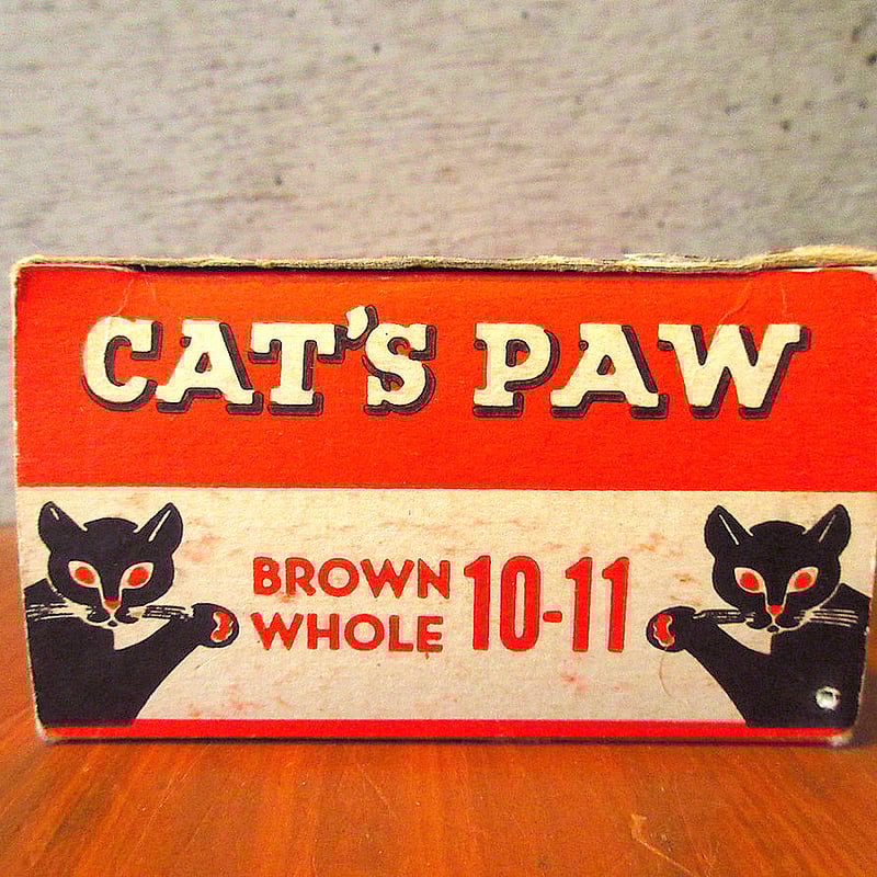 ビンテージ50's60's○DEAD STOCK CAT'S PAWラバーソールsize 10