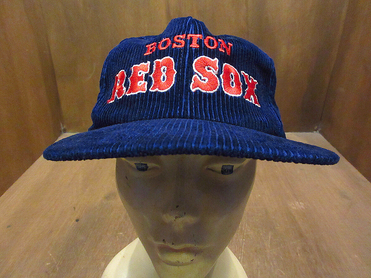 ビンテージ80's○BOSTON RED SOXコーデュロイスナップバック ビンテージ80's○BOSTON RED SOXコーデュロイスナップバック