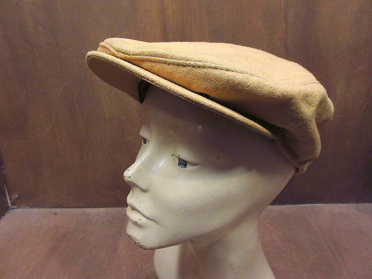 ヴィンテージ ハンチング帽 ブラウン - ハンチング/ベレー帽
