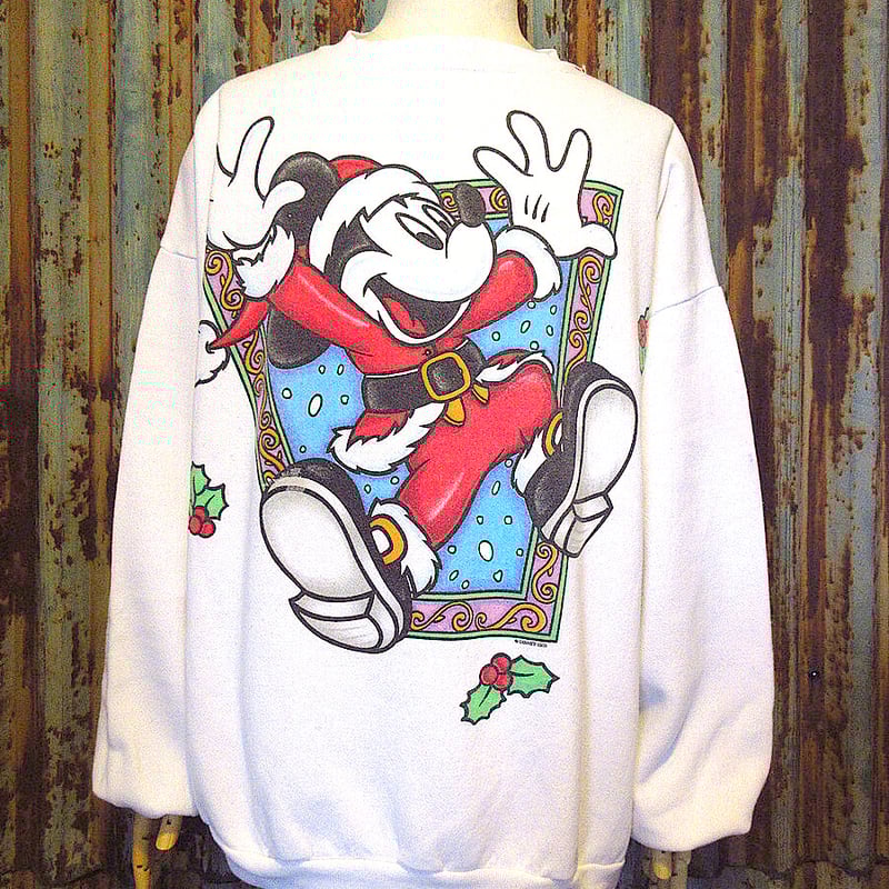 1930 ビンテージ パイカット アイ ミッキー スウェット ディズニー