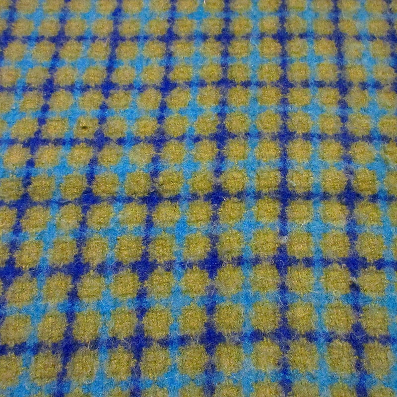 50s PENDLETON ウール ブランケット ビンテージ ペンドルトン ビンテージ50's○PENDLETON チェックウールブランケット緑 124cm×113cm