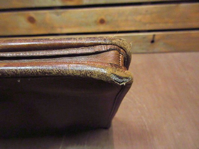 ビンテージ○オールドコーチレザークラッチバッグ茶○200703n5-bag-clt
