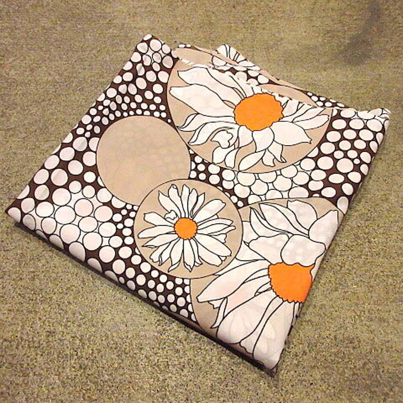 古着 ビンテージ 70s 花 グラニー ブランケット 花柄 大判 キャンプ ラグ 1960-70's ヴィンテージ ブランケット/ラグ(1660mm×1920mm