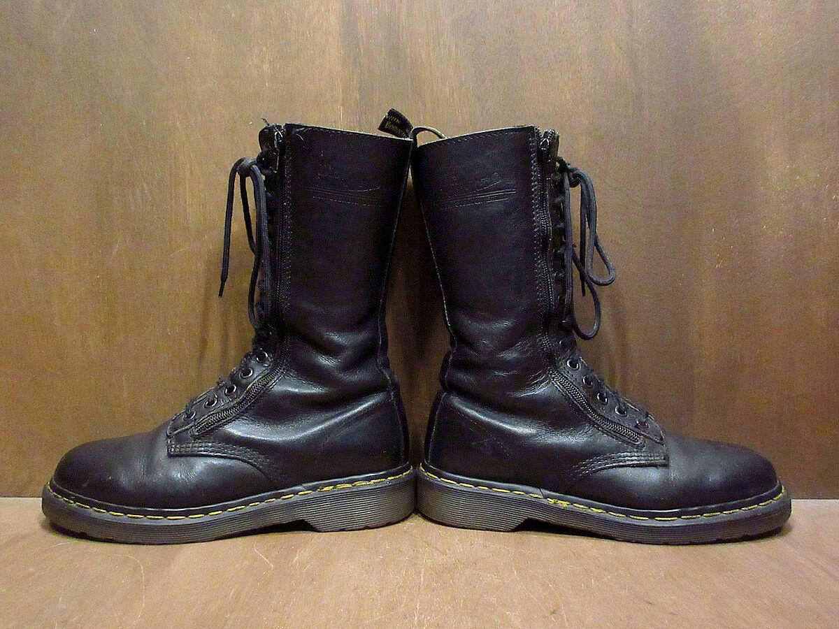 MADE IN ENGLAND Dr.Martens ジップアップ14ホールブーツ黒 Size