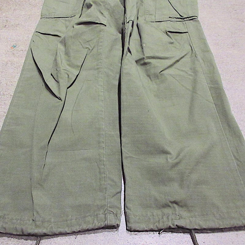 た82● 60年代ヴィンテージ USアーミー ジャングルファティーグパンツ U.S.ARMY 60年代 ジャングル ファティーグ パンツ リップストップ