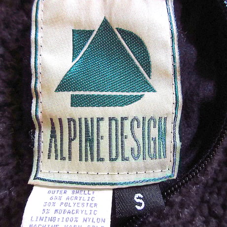 ビンテージ90’s●ALPINE DESIGNESリバーシブルボアフリースジャケットsize S●250409k6-m-jk-flcアルパインデザインアウトドア古着