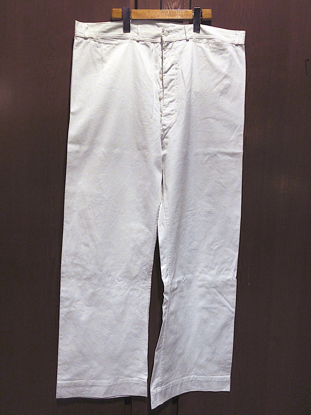 50s 60s USN セーラーパンツ　コットン 50s US NAVY 米軍実物 コットン セーラー パンツ / 50年代 USN