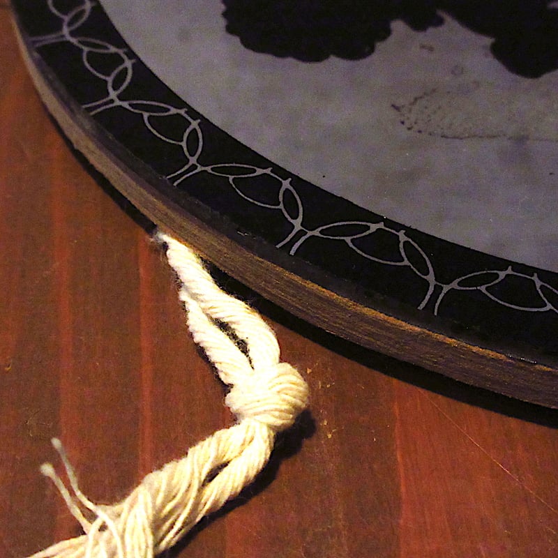 ビンテージ○女性シルエット壁掛けミラー○251217j2-otclct雑貨