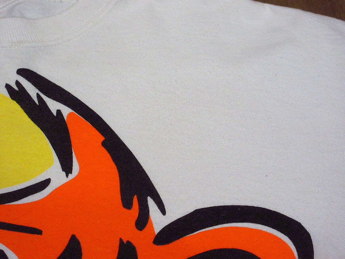 ビンテージ90's○ティガー特大プリントTシャツ白○210515n2-m-tsh-ot