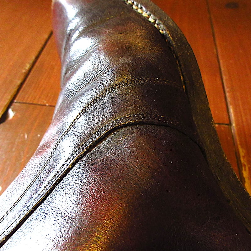 ビンテージ70's80's○FLORSHEIMサイドジップブーツ茶size 9 E○25093