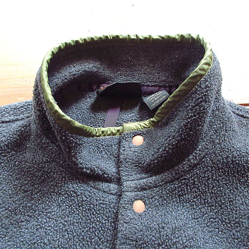 ビンテージ90's○Patagonia SYNCHILLAスナップTグレー×オリーブsize