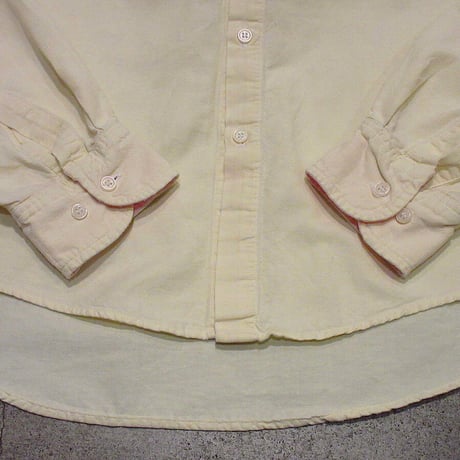 ビンテージ80's●GAP コットンボタンダウンシャツ黄 L●210506s6-m-lssh-ot オールドギャップ長袖メンズトップス