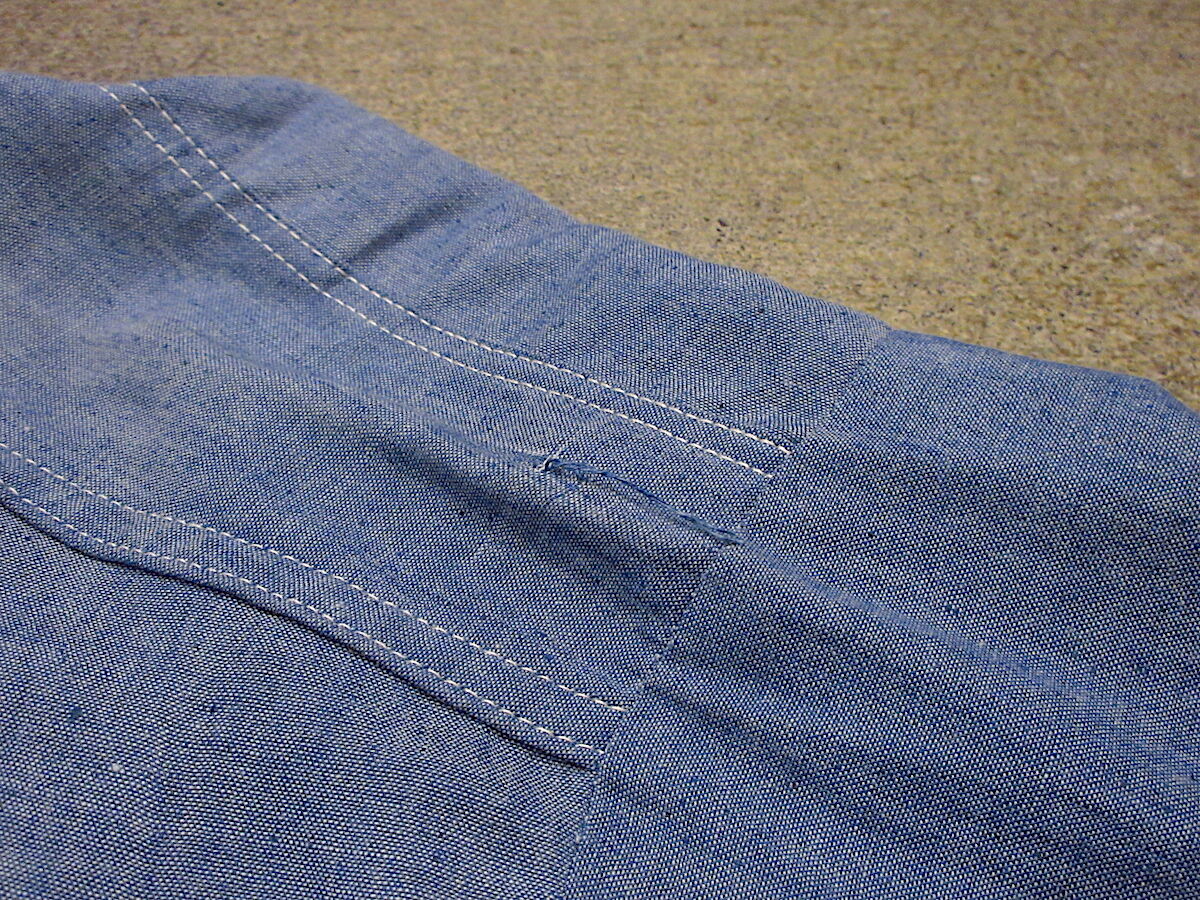 ビンテージ70's○DEADSTOCK Coast-Wideシャンブレーワークシャツ