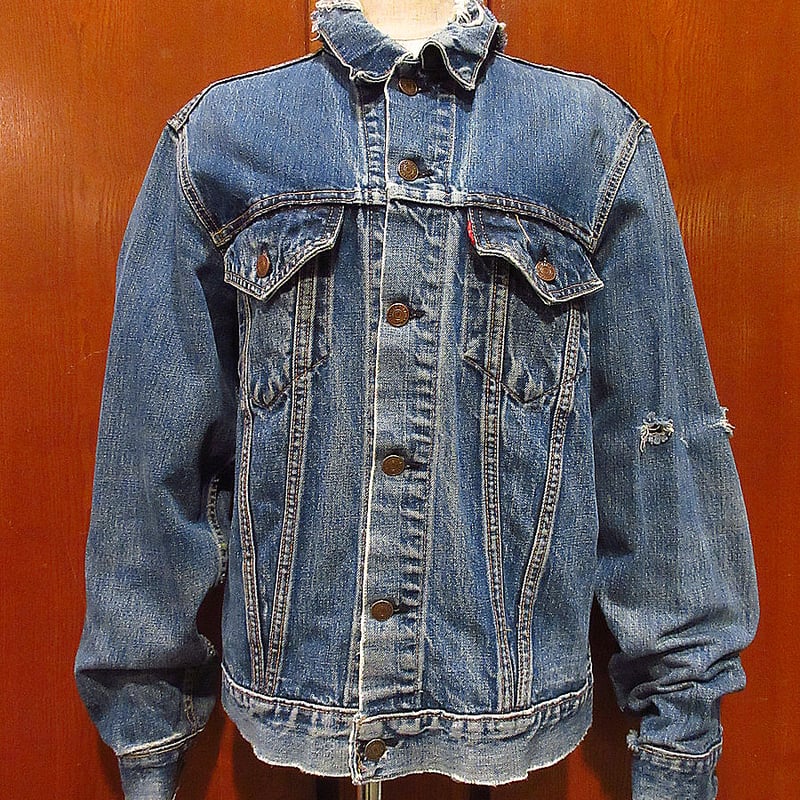 60s 70s リーバイス　70505 BIG E デニムジャケット　M ビンテージ60's70's○Levi's 70505 BIG E○231125i1-m-jk-
