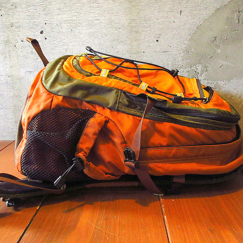 THE NORTH FACEナイロンバックパックオレンジ○240608k7-bag-bpアウト...