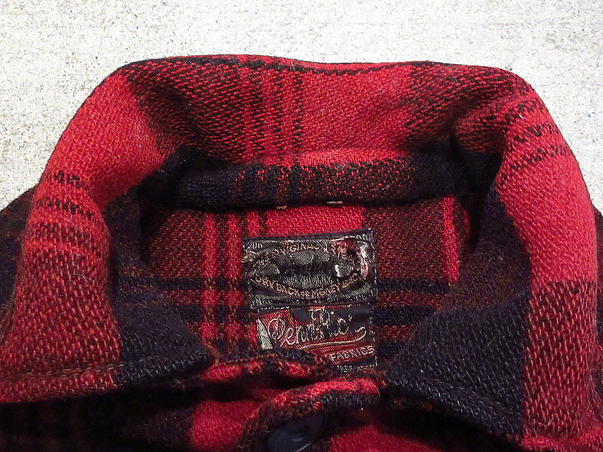 ビンテージ30's40's○DRYBAKチェックウールハンティング ビンテージ30's40's○DRYBAKチェックウールハンティング