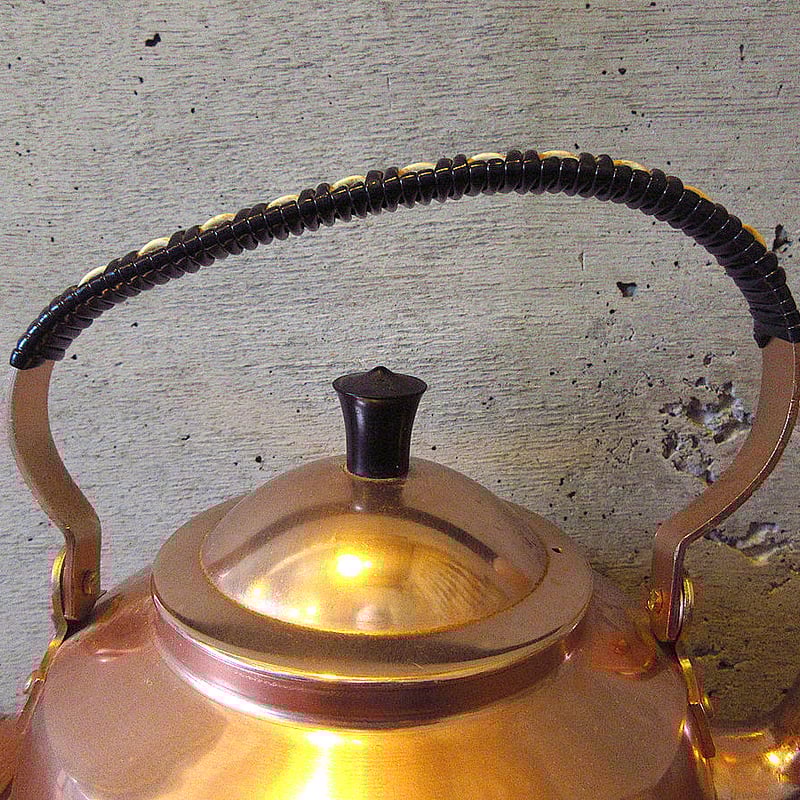 ヴィンテージ 銅 ケトル やかん Copper 繰り返し Made in Portugal ヴィンテージ 銅 ケトル やかん Copper 繰り返し Made in Portugal