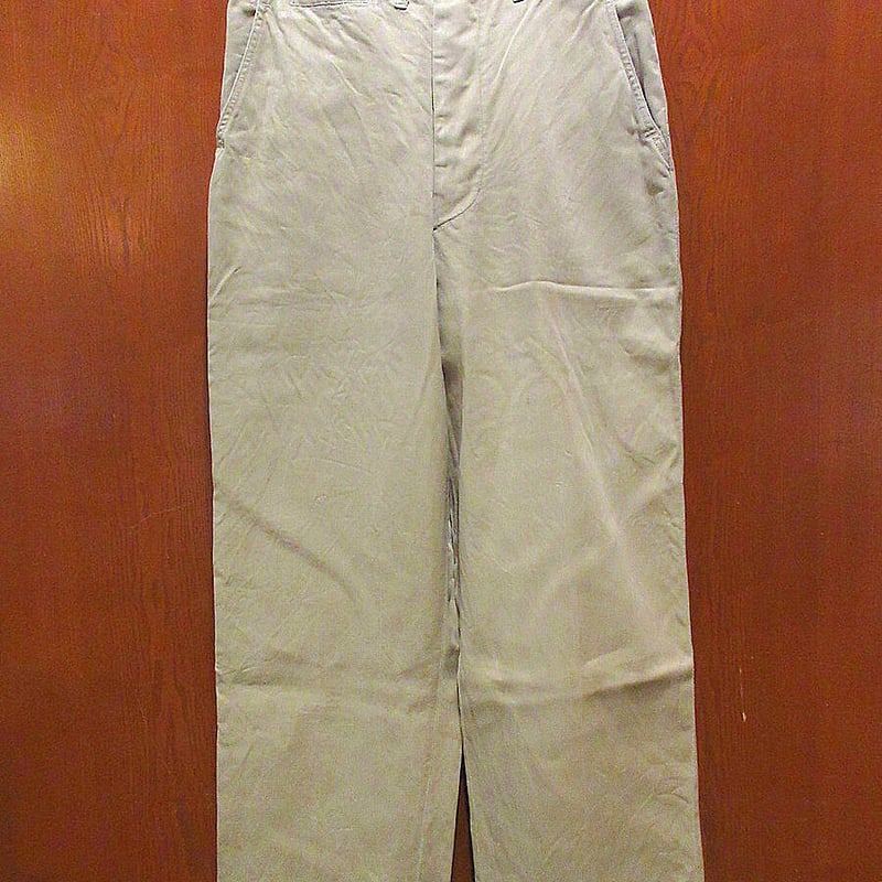 ビンテージ40's○U.S.ARMY M-45ボタンフライチノトラウザーズ