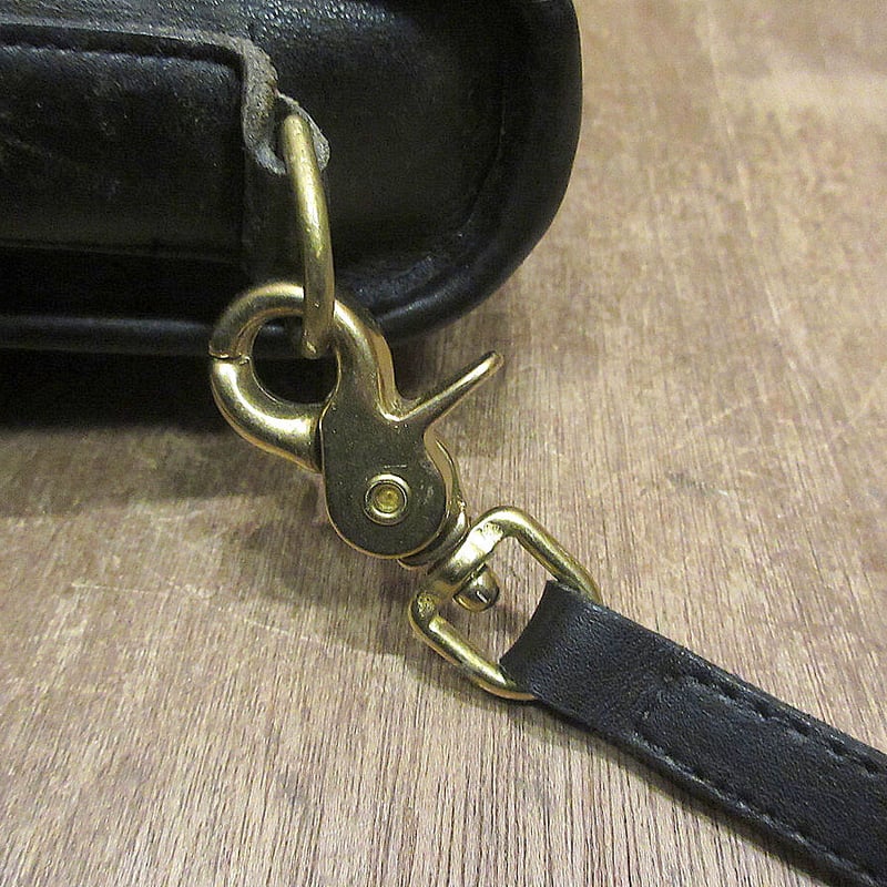 オールドコーチレザーショルダーバッグ黒○230914j4-bag-shd古着