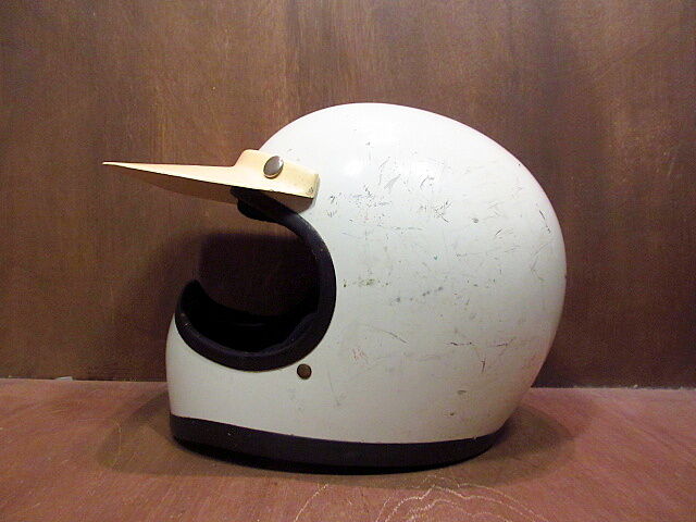ビンテージ70's○BELL MOTO STAR バイザー付きフルフェイスヘルメット