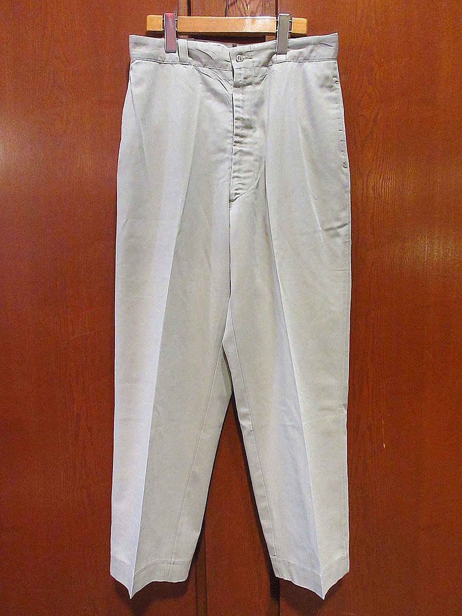 USARMY 60s ヴィンテージチノ　米軍 ビンテージ60's○U.S.ARMYチノトラウザーズ実寸W76cm○240508i5-m-pn
