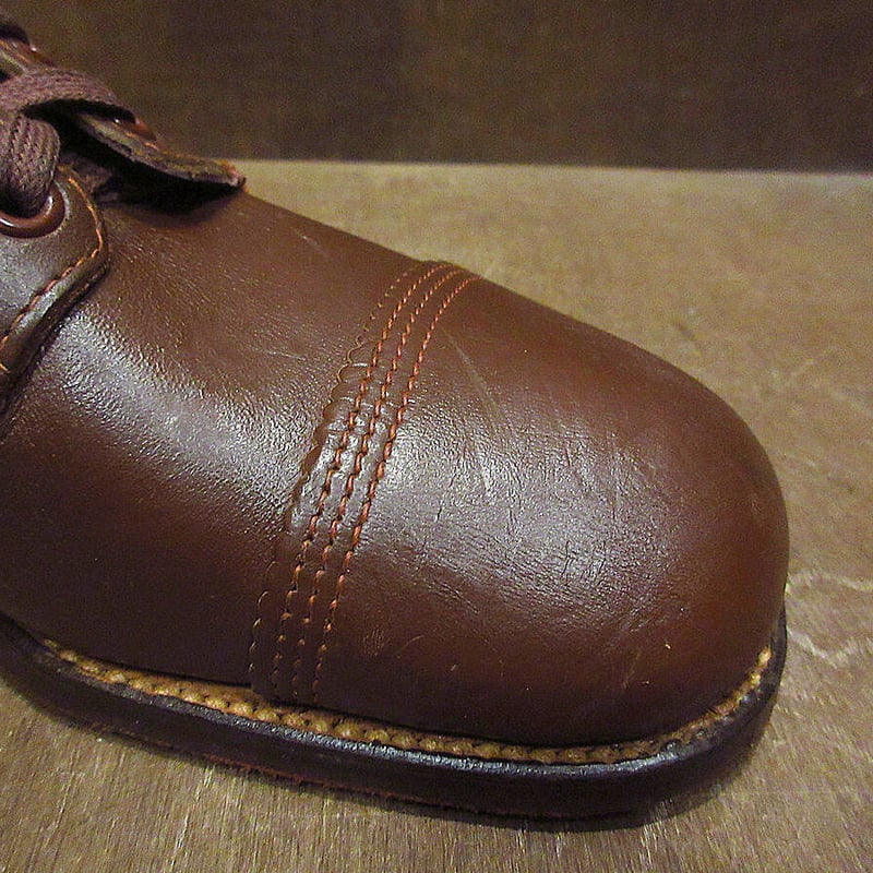 ビンテージ40's○DEADSTOCK箱付きWOLVERINE 1000マイルブーツ茶