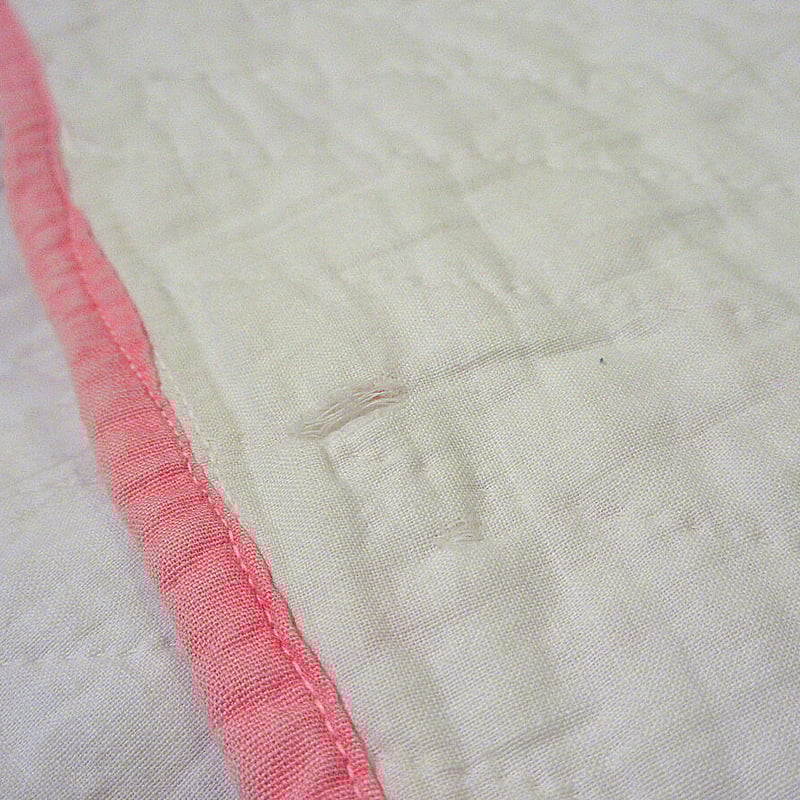 ビンテージ~40's○スワスティカパッチワークキルトファブリック