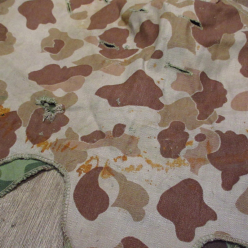 ビンテージ50's○USMCダックハンターカモM1ヘルメットカバー○230209i2