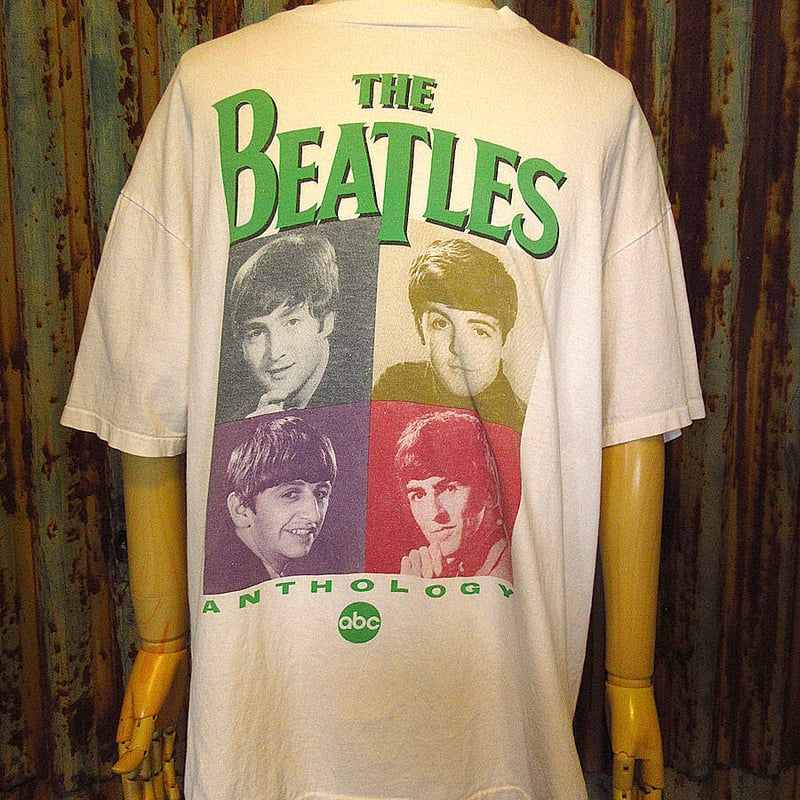 beatles ビートルズ 90s tシャツ ntv アンソロジー (L)