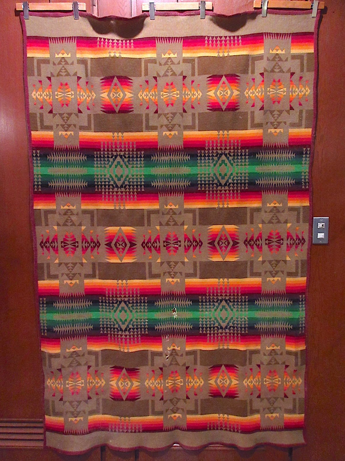 ビンテージ○PENDLETON Beaver Stateネイティブ柄ウール ビンテージ○PENDLETON Beaver Stateネイティブ柄ウール