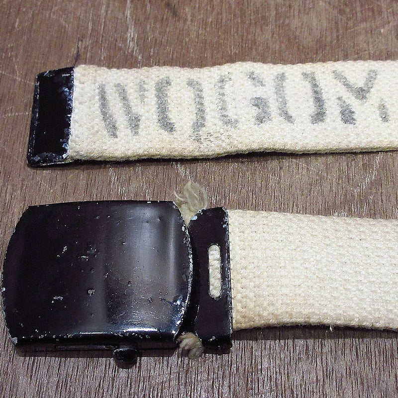 50s USN US.NAVY ウェブベルト ヴィンテージ USN M-44 トラウザーズベルト