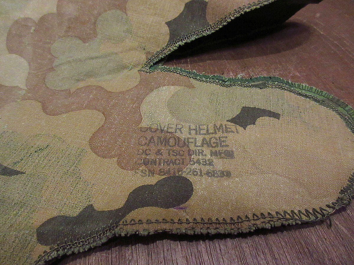 ビンテージ60's○ミリタリーミッチェルパターンカモM1ヘルメット