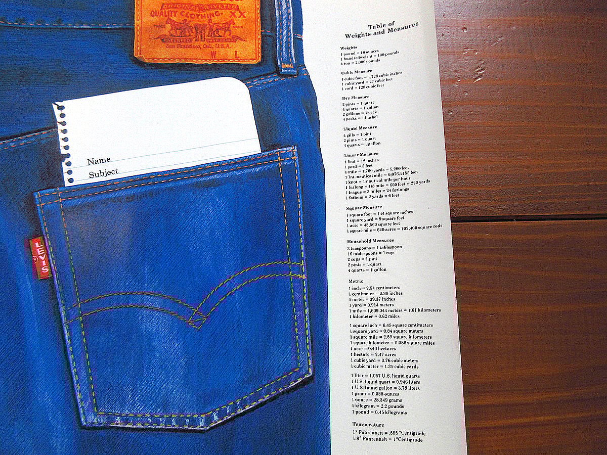 ビンテージ70's○Levi's BIG E 501アドバタイジングポスターA ビンテージ70's○Levi's BIG E 501アドバタイジングポスターA