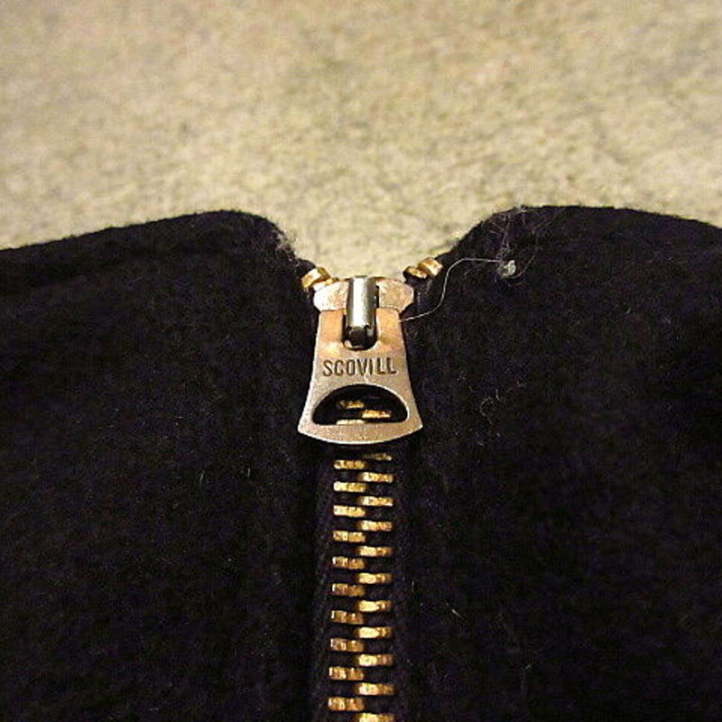 ビンテージ70's○USMAカデットコート黒size 34S○201110s3-m-ct