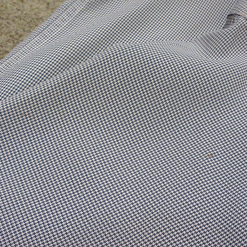 ビンテージ50's○MARK TWAIN千鳥格子レーヨンループカラーシャツsize S