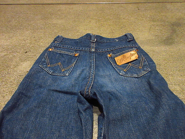 ビンテージ60's○Wrangler BLUE BELL斜めベルガールズジーンズsize 8○